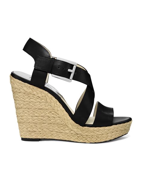 michael kors giovanna wedge black|Women’s Shoes.